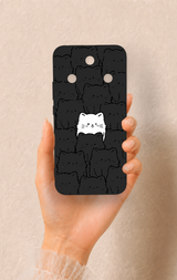 Honor Magic 8 Lite Uyumlu Many Cats Desenli Silikon Kılıf