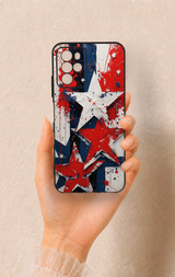 Omix x700 Uyumlu Star Flag Desenli Silikon Kılıf