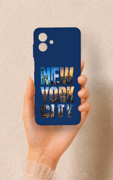 Samsung A07 Uyumlu New York City Desenli Silikon Kılıf