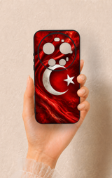 Xiaomi Mi 17 Ultra Uyumlu Türk Bayrağı Desenli Silikon Kılıf