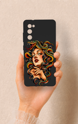 Samsung S20Fe Uyumlu Medusa Desenli Silikon Kılıf