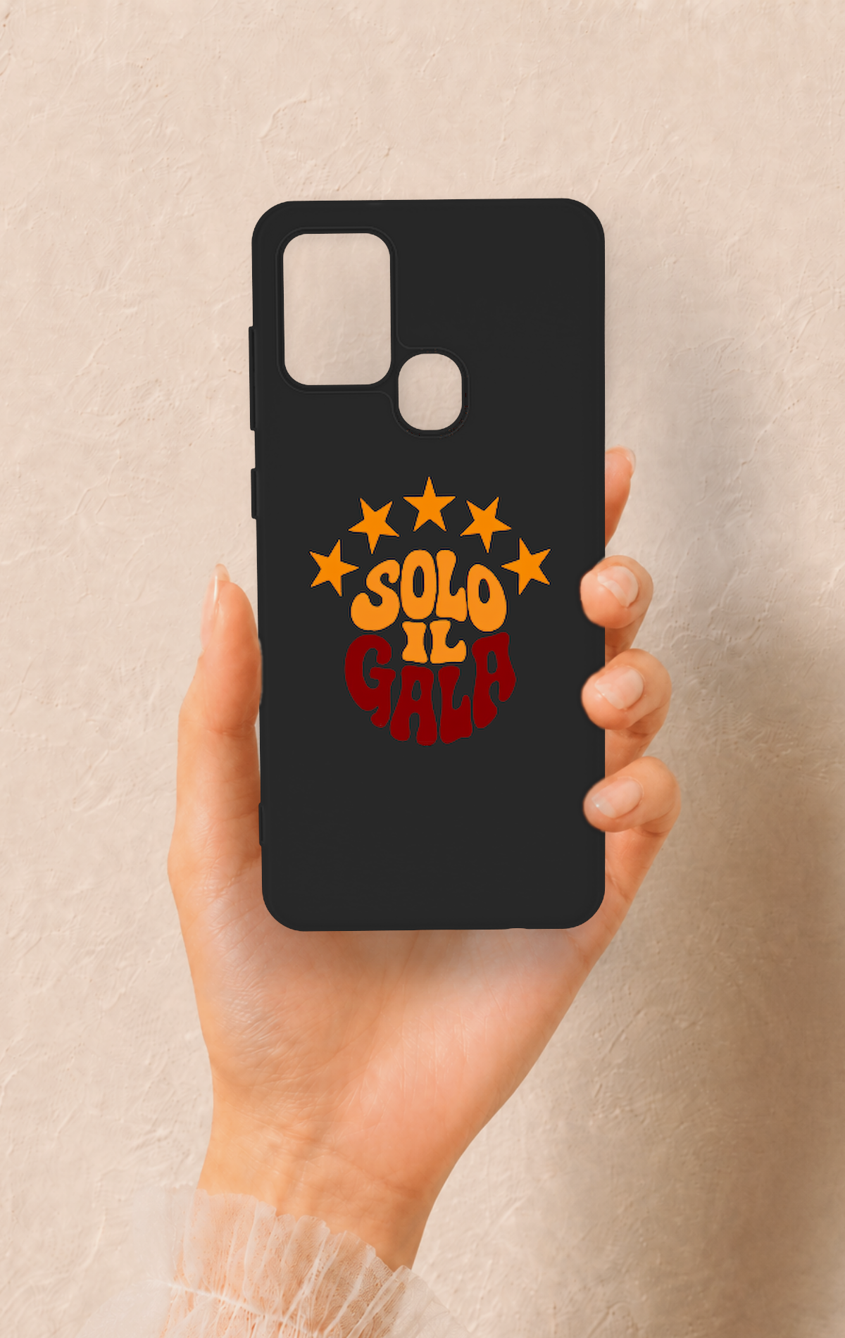 Samsung A21S Uyumlu Solo IL Gala Desenli Silikon Kılıf