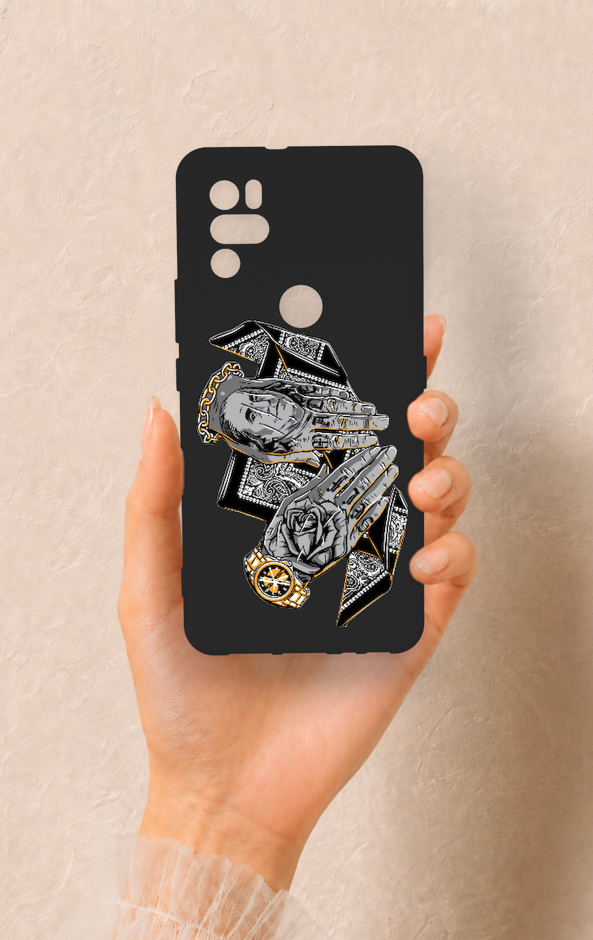 Omix X300 Uyumlu Self Made Desenli Silikon Kılıf