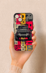iPhone 14 Plus/15 Plus Uyumlu Defender Truck Desenli Silikon Kılıf