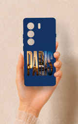 Tecno Camon 40 4G Uyumlu Paris Desenli Silikon Kılıf
