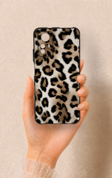 Redmi Note 12S Uyumlu Leopar Derisi Desenli Silikon Kılıf