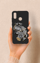 Huawei P20 Lite Uyumlu Self Made Desenli Silikon Kılıf