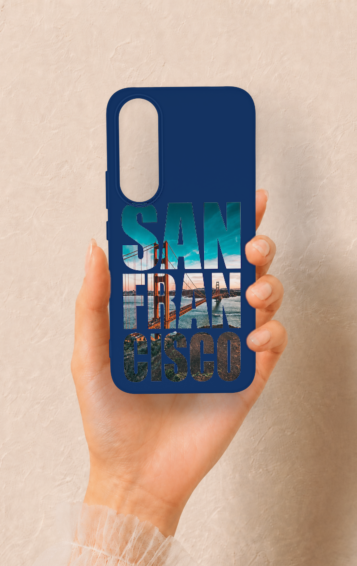 Vivo V70 FE 5G Uyumlu San Francisco Desenli Silikon Kılıf