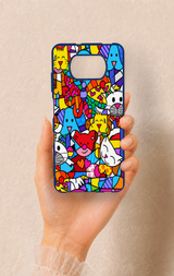 Poco X3 Uyumlu Britto Garden Desenli Silikon Kılıf
