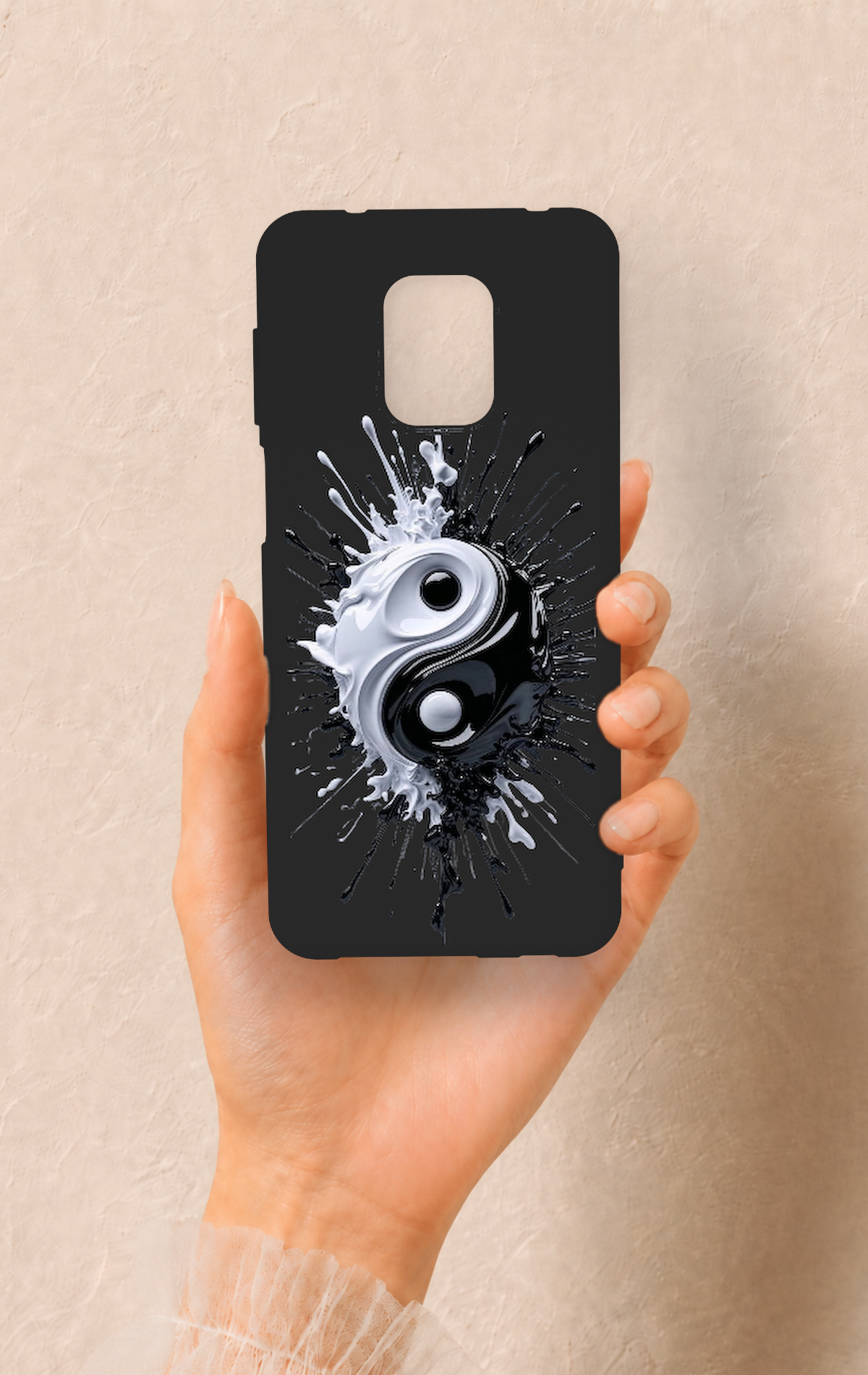 Redmi Note 9 Pro 9S Uyumlu İyi ve Kötü Desenli Silikon Kılıf