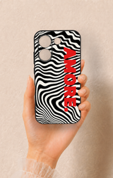 Poco X8 Pro Uyumlu Zebra Amore Desenli Silikon Kılıf
