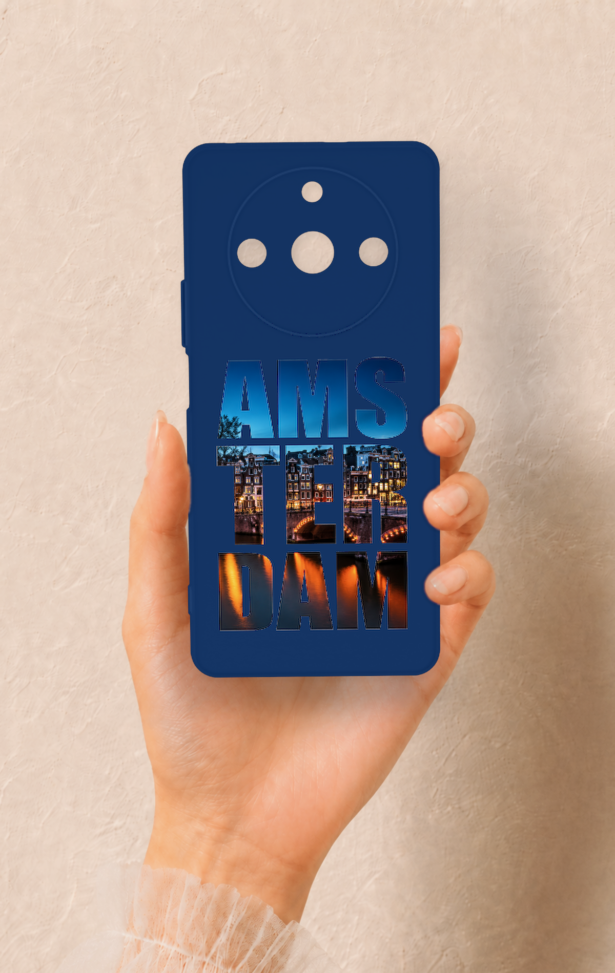 Realme 11 Pro Uyumlu Amsterdam Desenli Silikon Kılıf