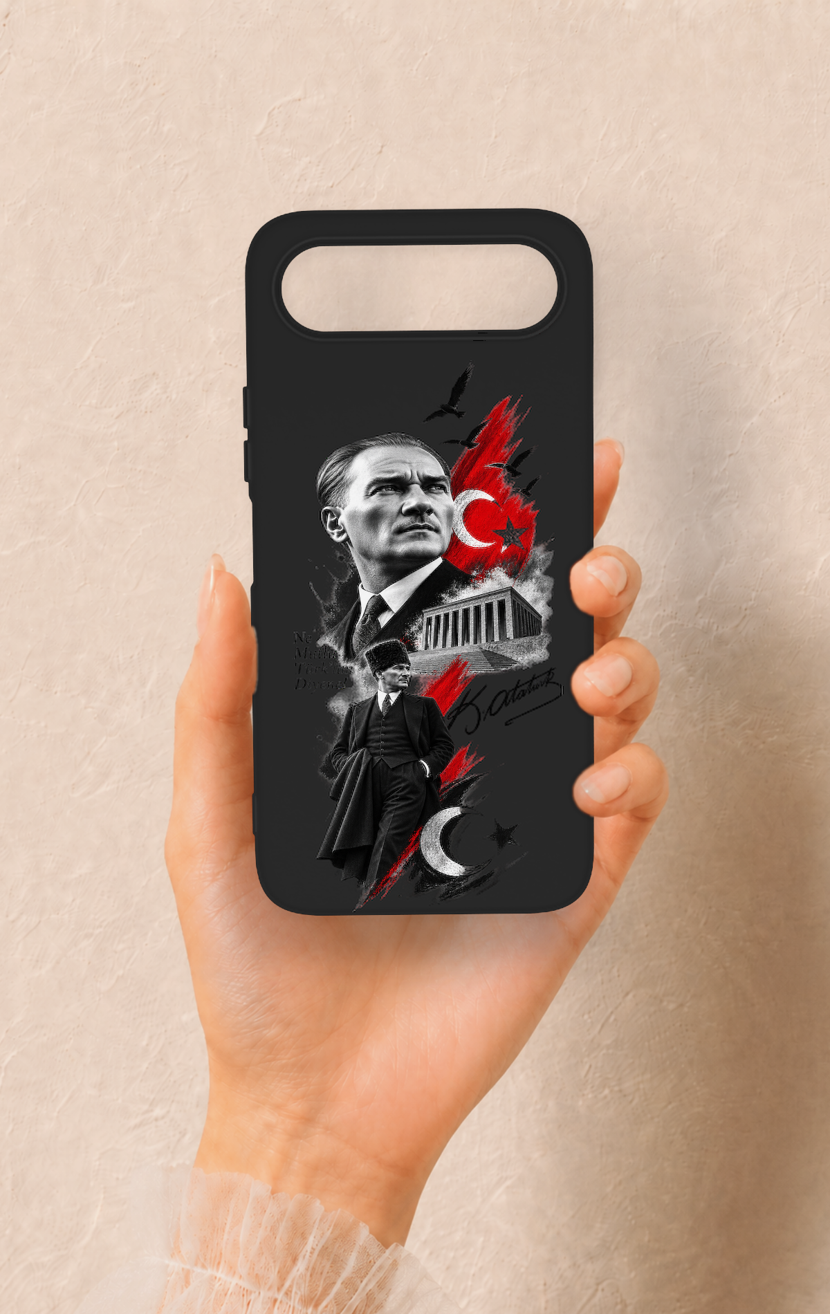 Tecno Spark 50 5G Uyumlu Atatürk Anıtkabir Desenli Silikon Kılıf