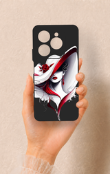 Tecno Spark 20 Pro Uyumlu Matmazel Desenli Silikon Kılıf