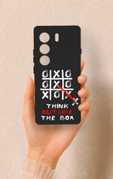 Tecno Camon 40 4G Uyumlu Out Side The Box Desenli Silikon Kılıf