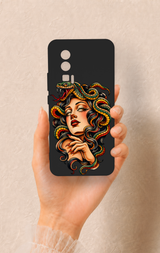 Poco F5 Pro Uyumlu Medusa Desenli Silikon Kılıf
