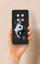 Honor Magic 7 Lite 5G Uyumlu İyi ve Kötü Desenli Silikon Kılıf