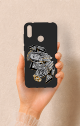 Huawei Y7 2019 Uyumlu Self Made Desenli Silikon Kılıf