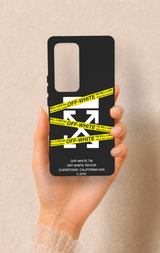 Vivo V30 Uyumlu Off White Desenli Silikon Kılıf
