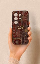 Tecno Camon 50 4G Uyumlu Vintage Halı Desenli Silikon Kılıf