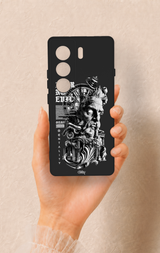 Tecno Camon 40 4G Uyumlu Fear No Evil Desenli Silikon Kılıf