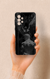 Samsung-A73 Uyumlu Icarus Desenli Silikon Kılıf