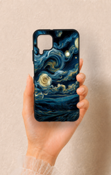 Huawei P40 Lite Uyumlu Yıldızlı Gece Desenli Silikon Kılıf