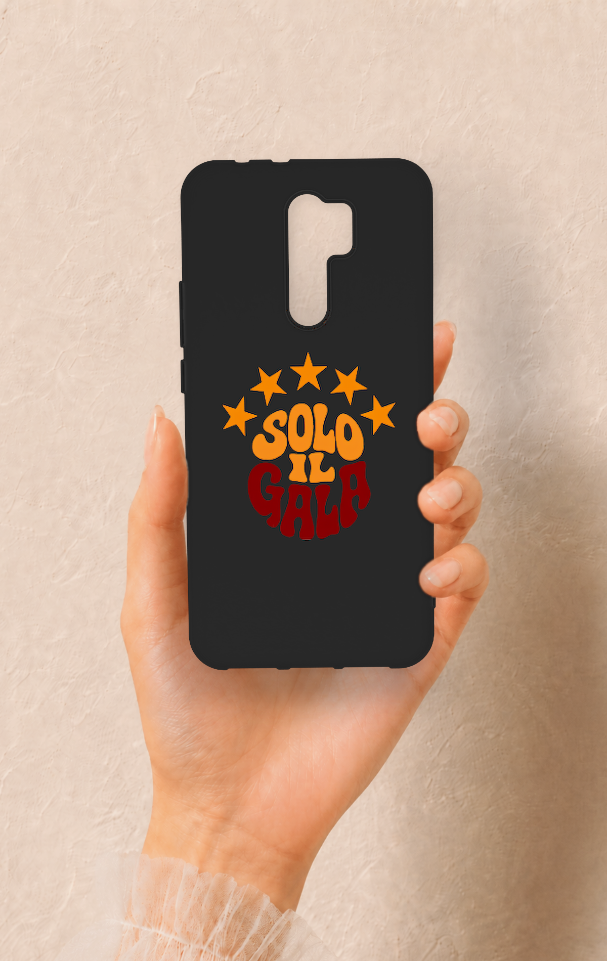 Redmi 9 Uyumlu Solo IL Gala Desenli Silikon Kılıf