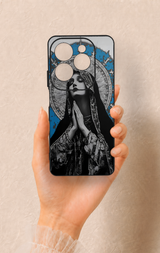 İnfinix Hot 40 Pro Uyumlu Rahibe Desenli Silikon Kılıf