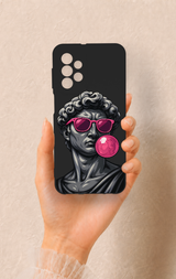 Samsung A23 Uyumlu Pop David Desenli Silikon Kılıf
