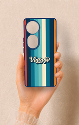 Vivo V40 Uyumlu Vintage Desenli Silikon Kılıf