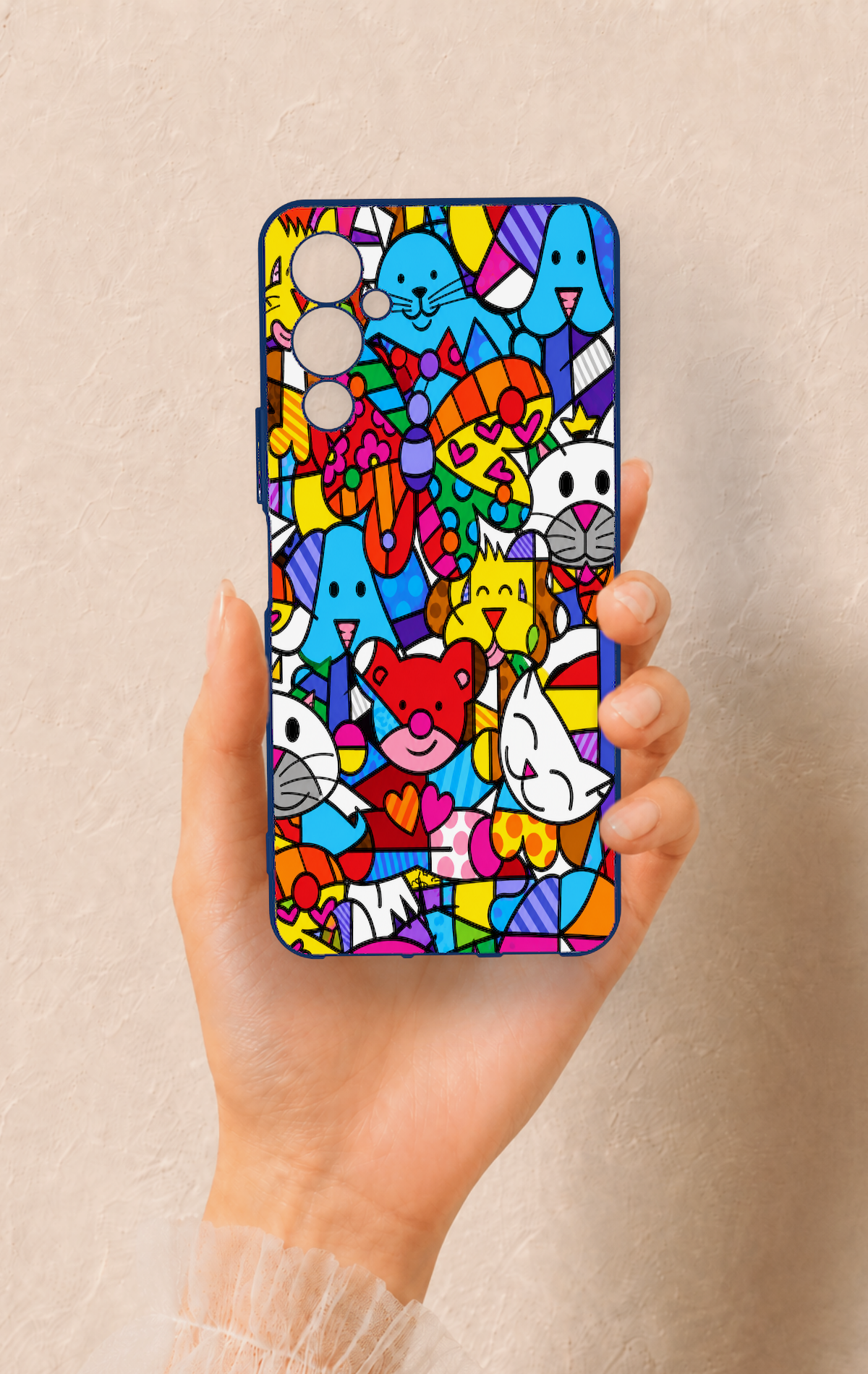 Tecno Pova Neo 4 Uyumlu Britto Garden Desenli Silikon Kılıf