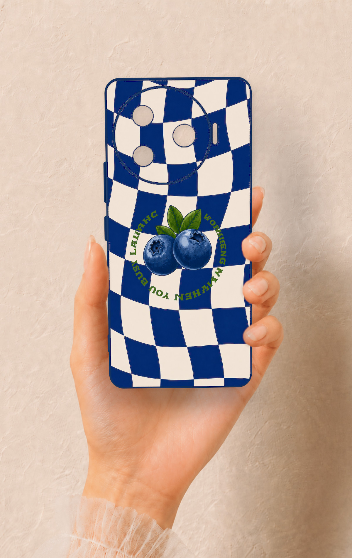 Tecno Camon 30 Pro 5G Uyumlu Yaban Mersini Desenli Silikon Kılıf