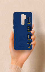 Redmi Note 8 Pro Uyumlu 1907 Palamut Desenli Silikon Kılıf