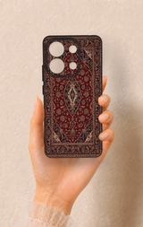 Redmi Note 13 4G Uyumlu Acem Halı Desenli Silikon Kılıf