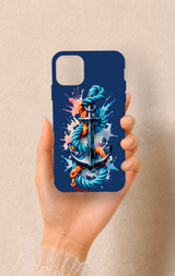 iPhone 11 Pro Max Uyumlu Anchor Desenli Silikon Kılıf