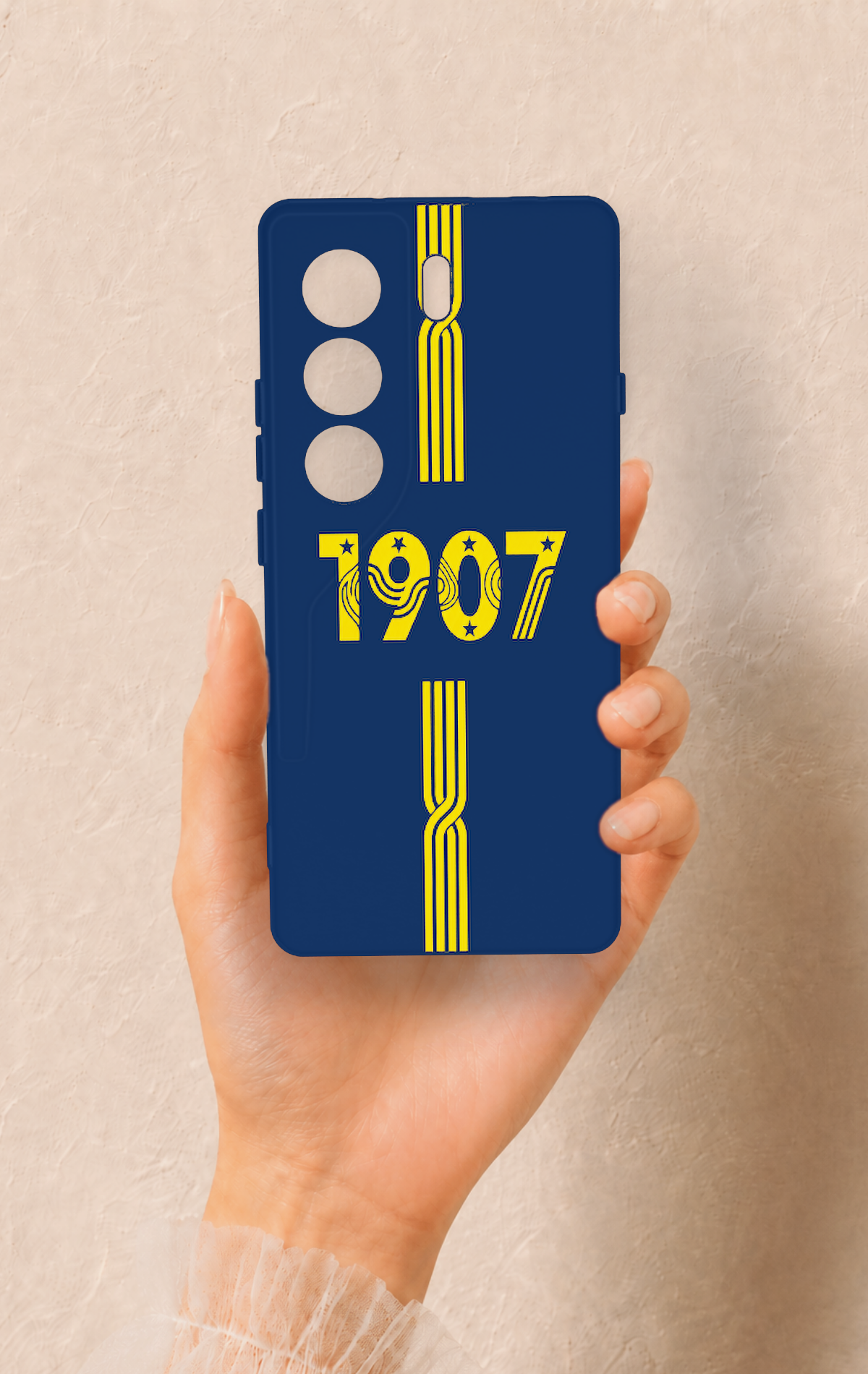 Tecno Camon 40 4G Uyumlu 1907 Kemer Desenli Silikon Kılıf
