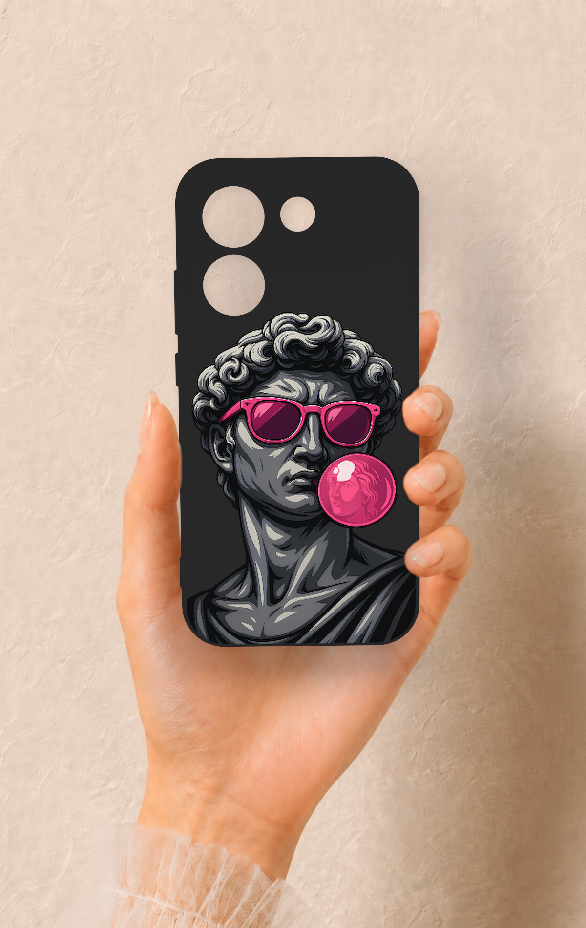 Poco X8 Pro Uyumlu Pop David Desenli Silikon Kılıf