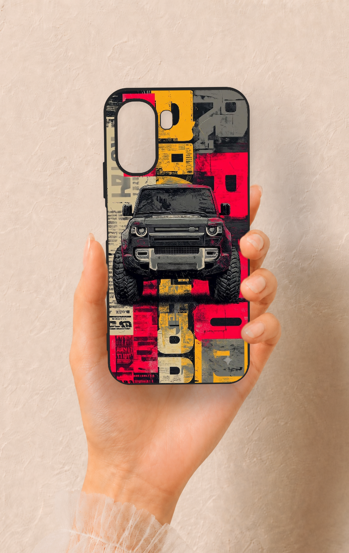 Oppo A6T Uyumlu Defender Truck Desenli Silikon Kılıf