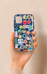 iPhone 11 Uyumlu Summer Vibes Desenli Silikon Kılıf