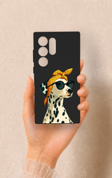 Samsung S24 Ultra Uyumlu Cool Dalmaçyalı Desenli Silikon Kılıf
