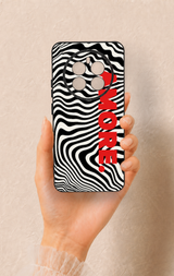 Realme 12 4G Uyumlu Zebra Amore Desenli Silikon Kılıf