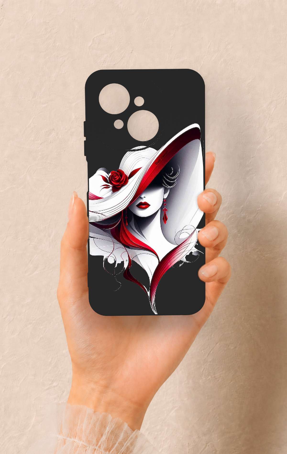 Tecno Spark Go1 Uyumlu Matmazel Desenli Silikon Kılıf