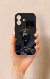 iPhone 17 Uyumlu King Desenli Silikon Kılıf