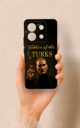 Redmi Note 13 Pro 5G Uyumlu Father Of The Turks Desenli Silikon Kılıf