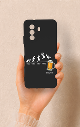 Huawei Nova Y70 Uyumlu Fun Day Friday Desenli Silikon Kılıf