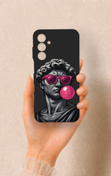 Samsung A25 Uyumlu Pop David Desenli Silikon Kılıf