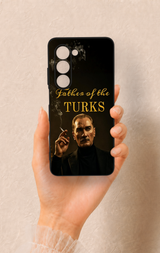 Oppo A5 5G Uyumlu Father Of The Turks Desenli Silikon Kılıf