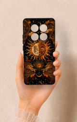 Redmi Note 14 Pro 5G Uyumlu Mistik Güneş Desenli Silikon Kılıf