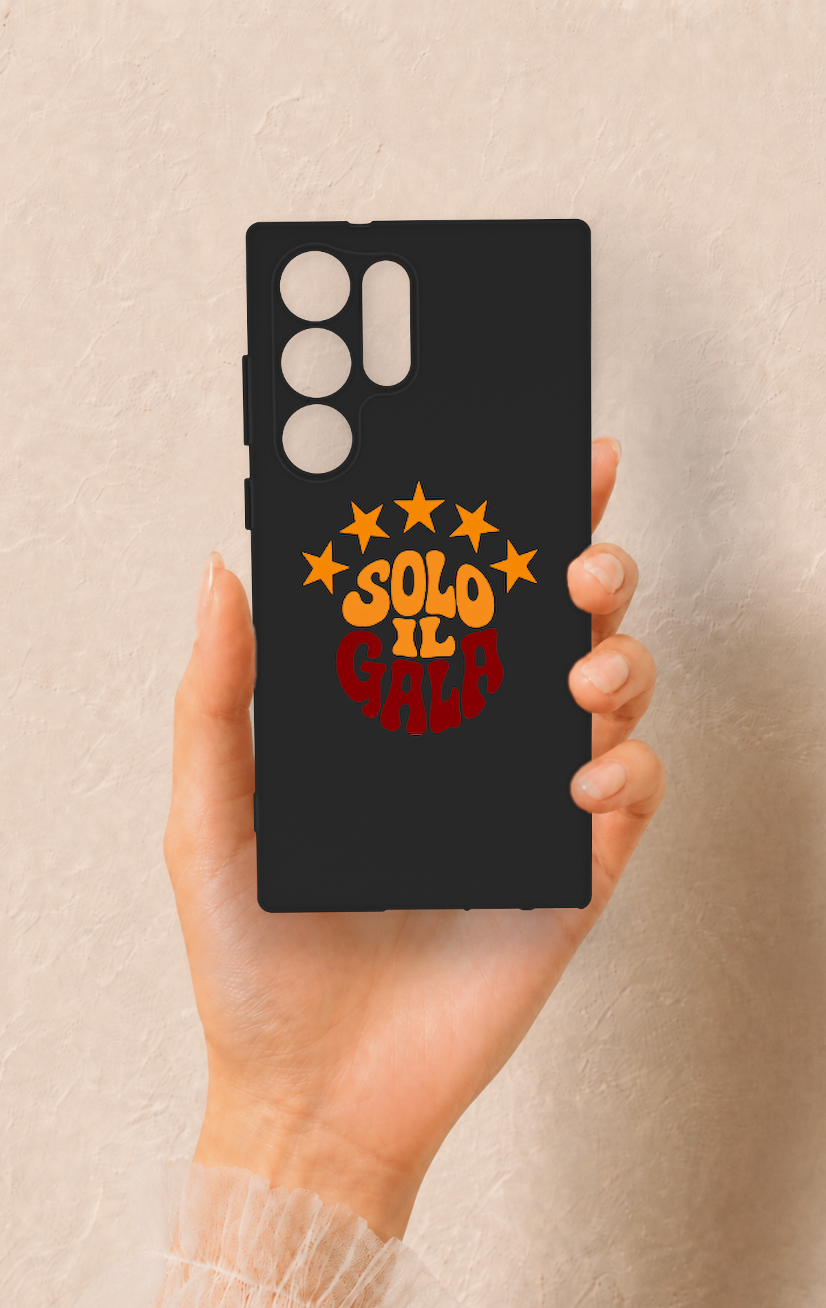 Samsung S23 Ultra Uyumlu Solo IL Gala Desenli Silikon Kılıf